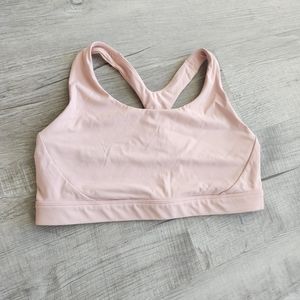 Athleta Pink Sport bra size L